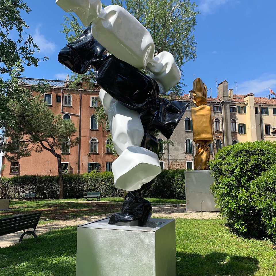 Laurence Jenkell's sculptures in Venice